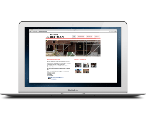 Website Bouwbedrijf Beltman