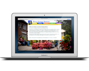 Website Oranje Vereniging Geesteren